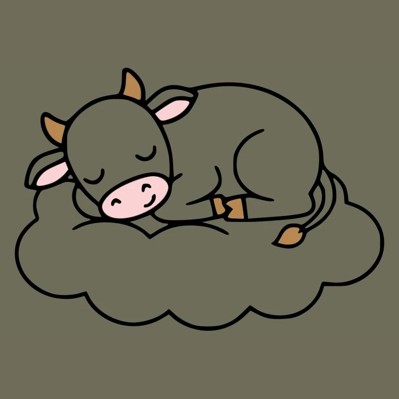 Nuage de Vache endormi Bébé de rêve