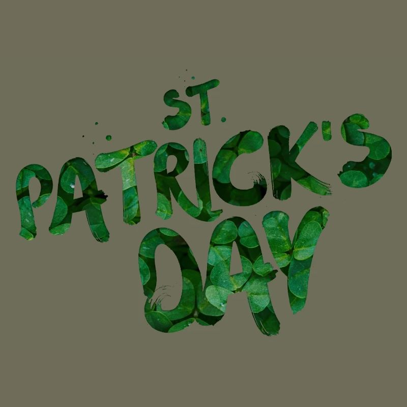 Faute de frappe à la feuille verte La Saint-Patrick