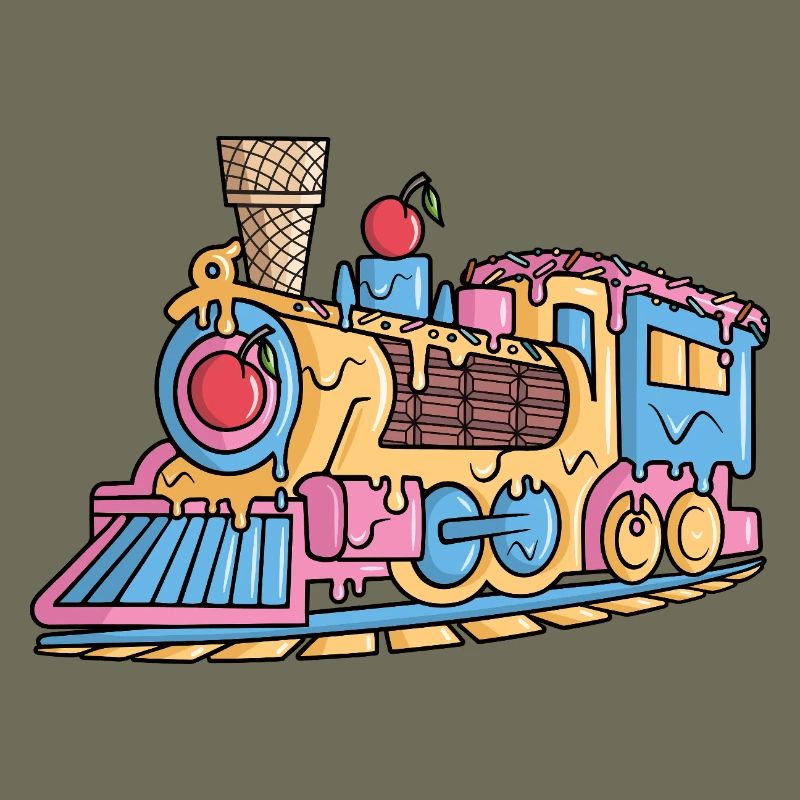 Dampflok Eiscreme Modelleisenbahn Eisenbahn