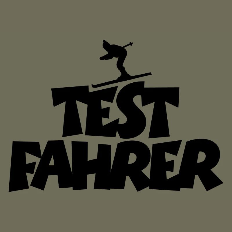 Skifahrer Wintersportler Testfahrer