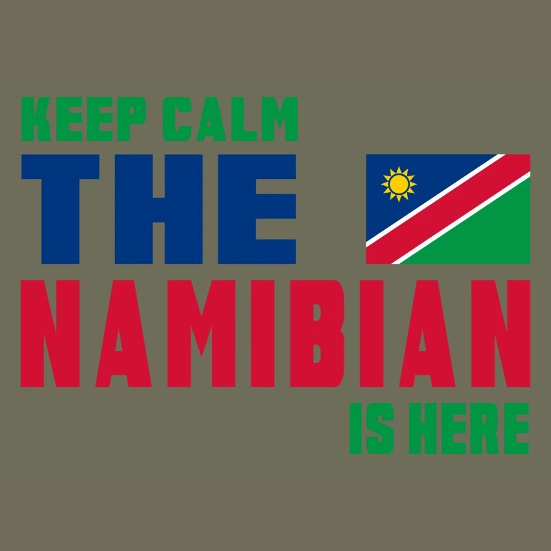 Keep Calm Namibia flag design