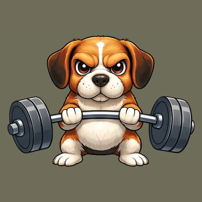 Great Dane Dumbbell Hero