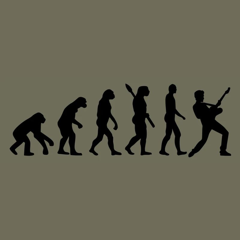Evolution Rock musician