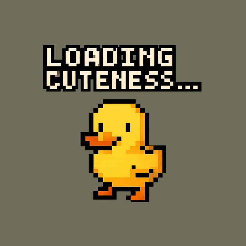pixel Ente loading cuteness