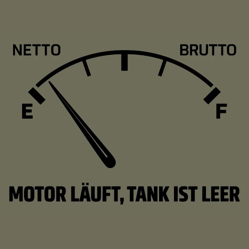 Engine runs tank empty