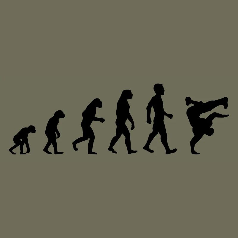 Evolution Breakdance motif as a gift