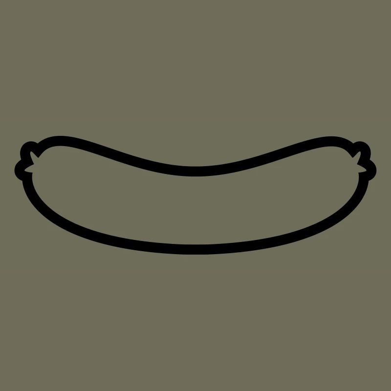 Würstchen Outline
