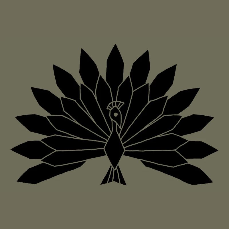 The black peacock