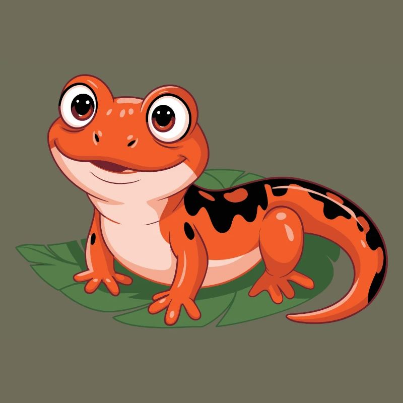 Fiery Leaf Salamander