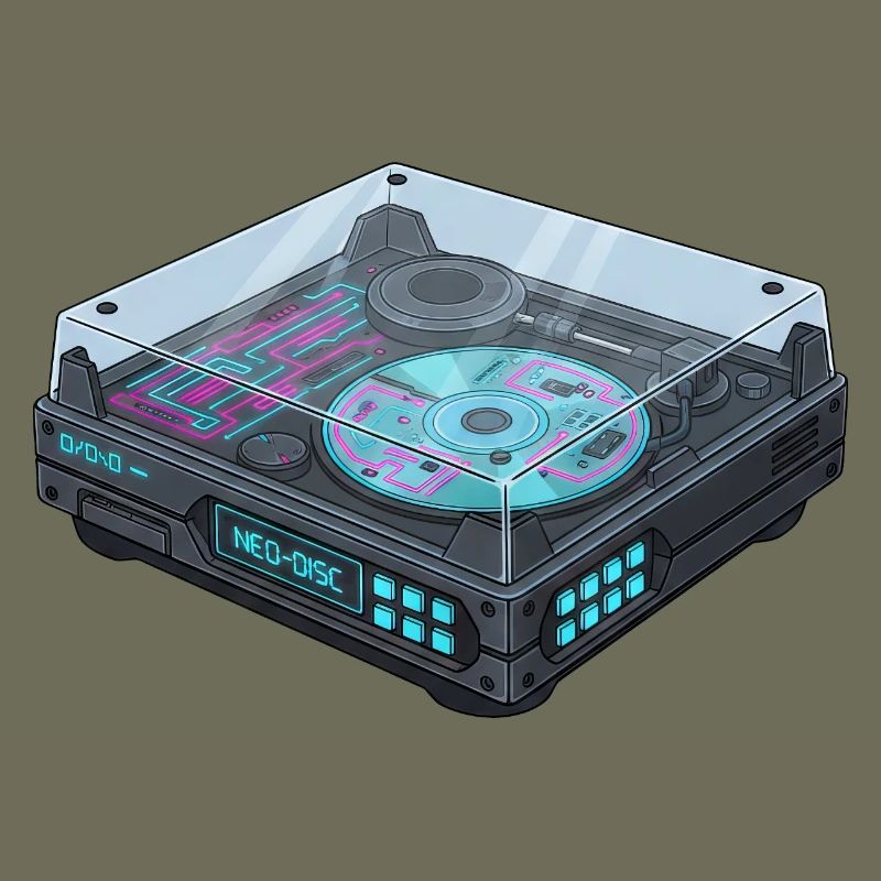 Futuristic Turntable Cool Modern Design