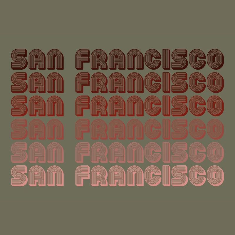San Francisco Grid Gradient Pattern