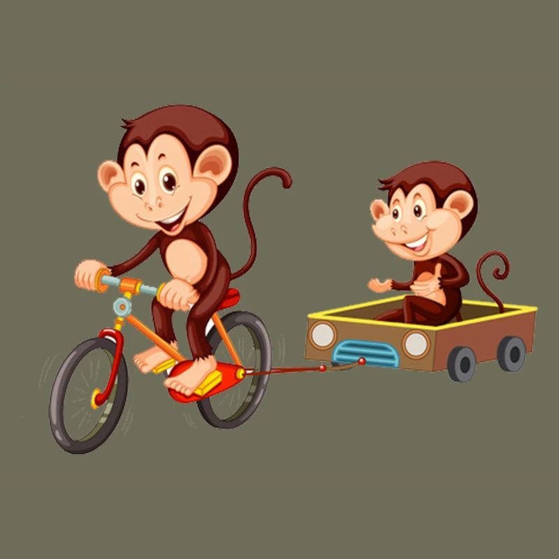 Funny cute monkey