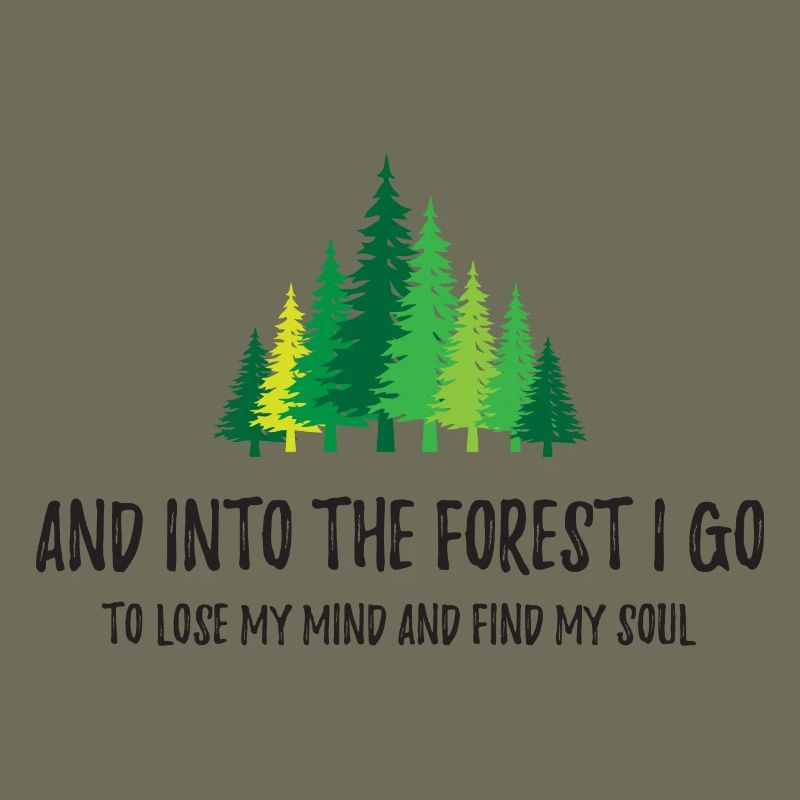 Et je vais dans la forêt