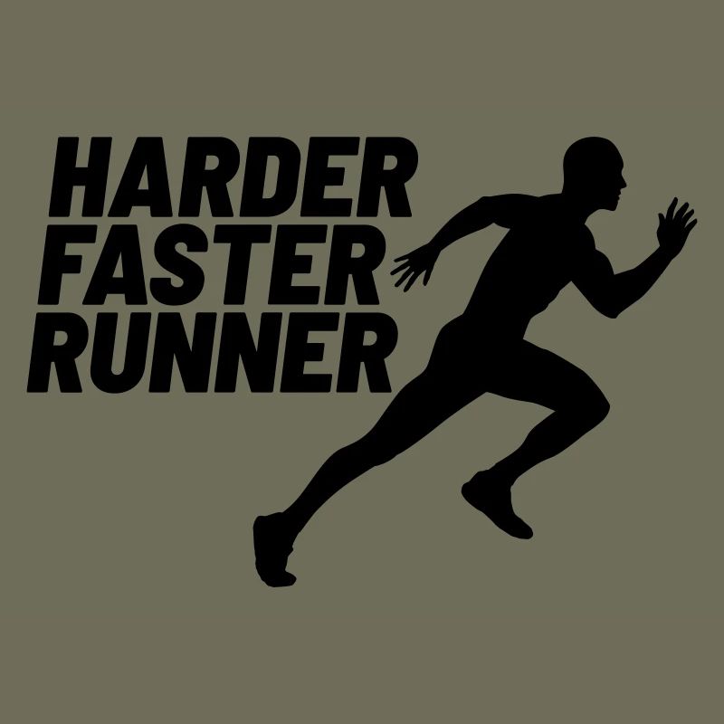 coureur plus dur et plus rapide