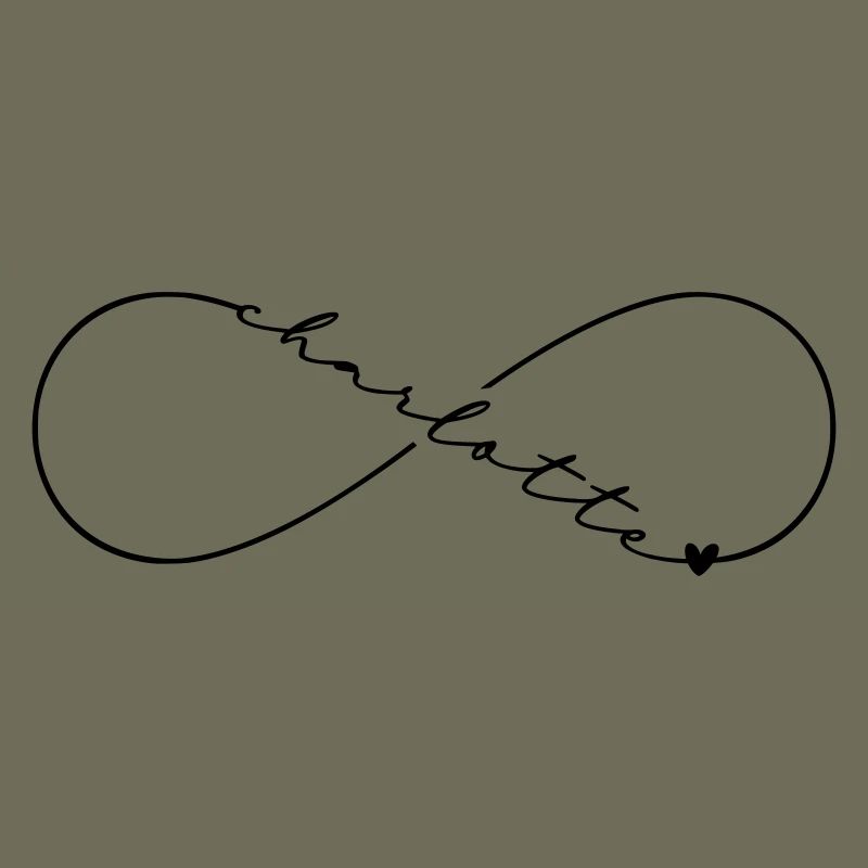 Charlotte Name Symbole de l’infini