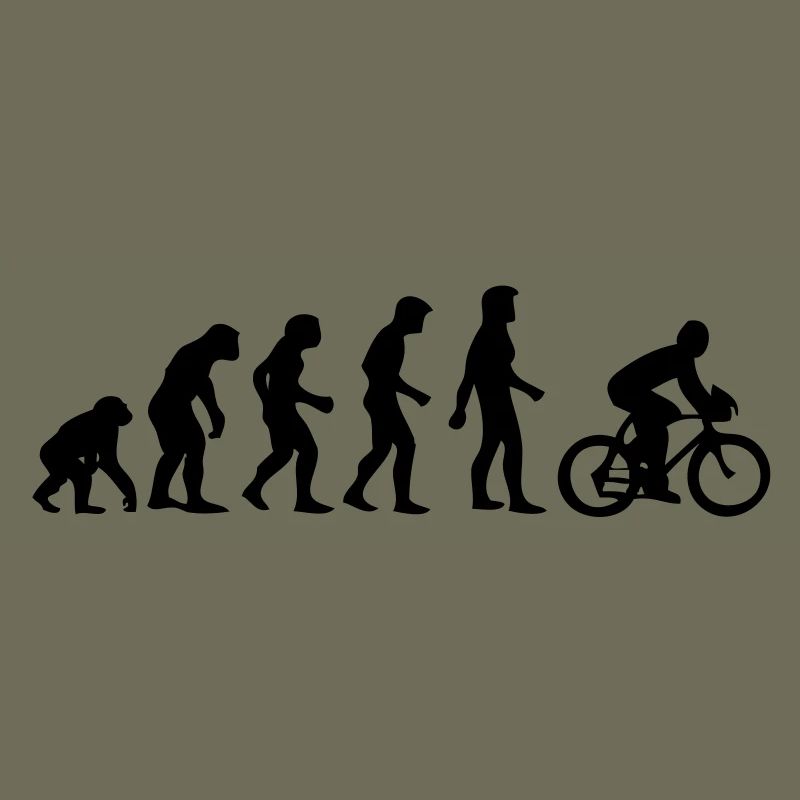 Entwicklung Mann Radfahren