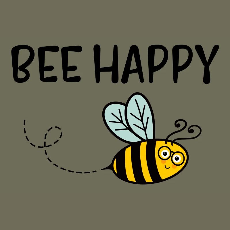 Abeille heureuse