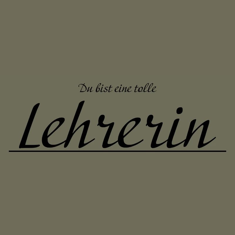 du bist eine tolle Lehrerin schwarz