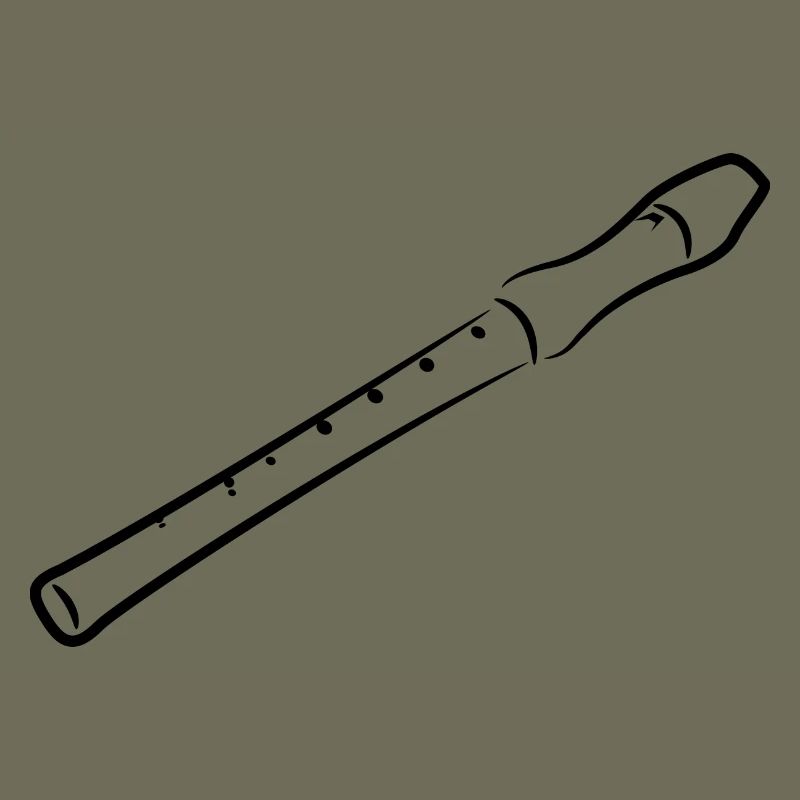 Dessin de flûte