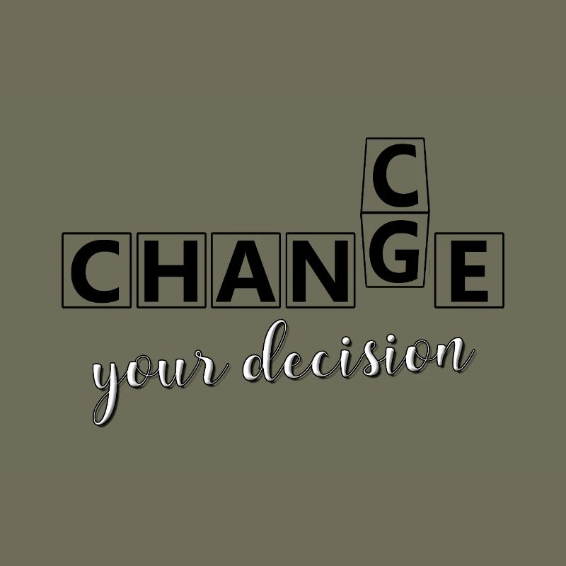 Your Decision Lettering