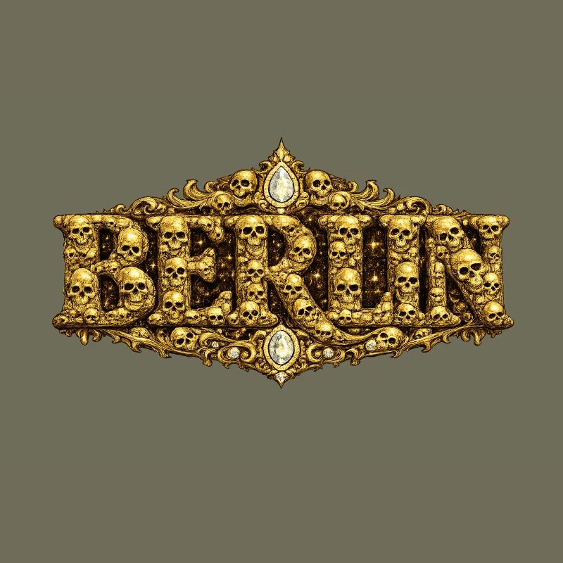Baroque BERLIN with skull