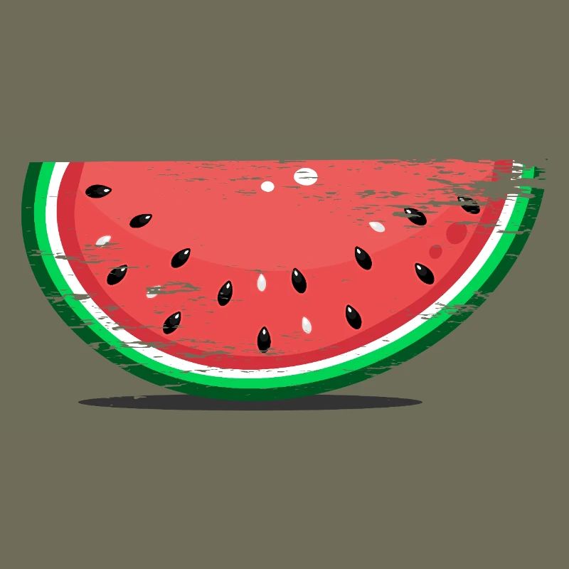 Tranche de conception de pastèque utilisée