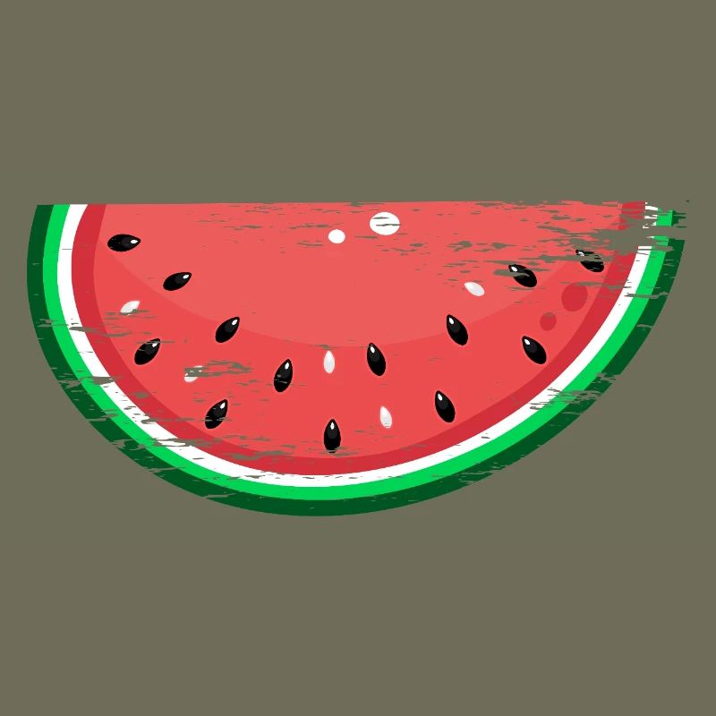 Tranche de conception de pastèque utilisée