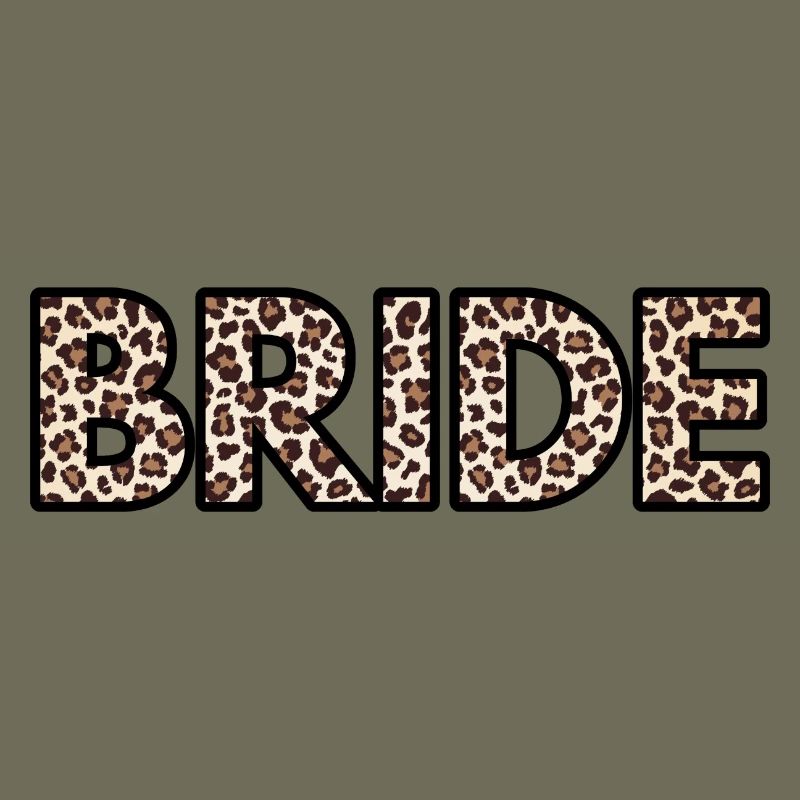 Bride léopard