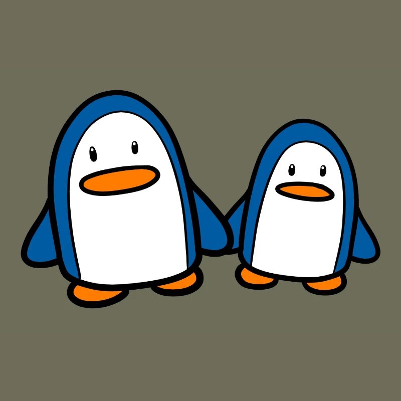 Two penguins