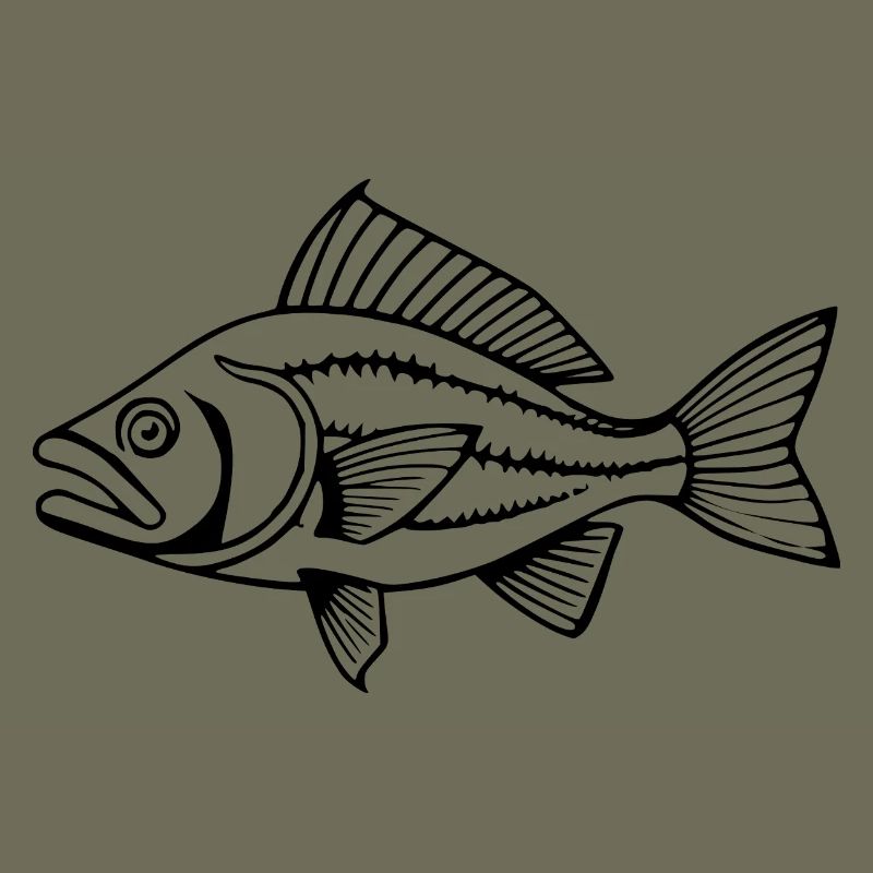 Fisch T-shirt Geschenk Angler