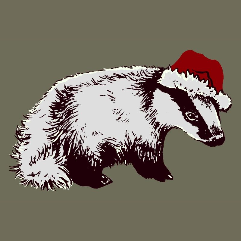 CHRISTMAS BADGER