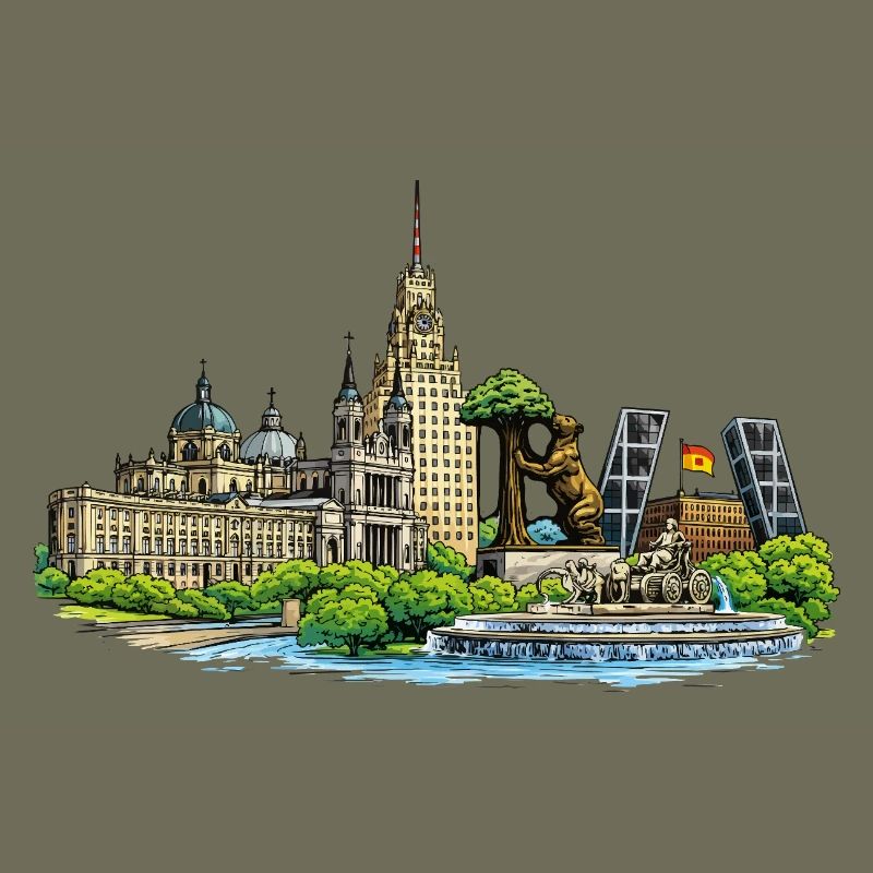 Madrid Skyline