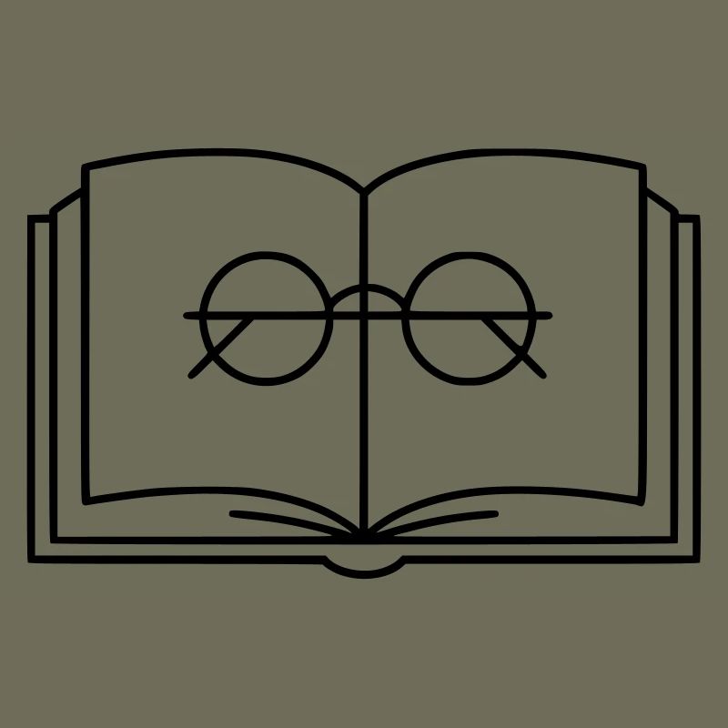 Open Book Glasses Reading Glasses