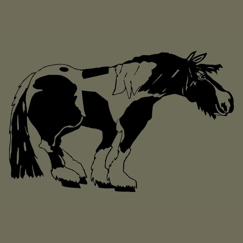 witziger Tinker , Tinker Schecke, Tinker reiten