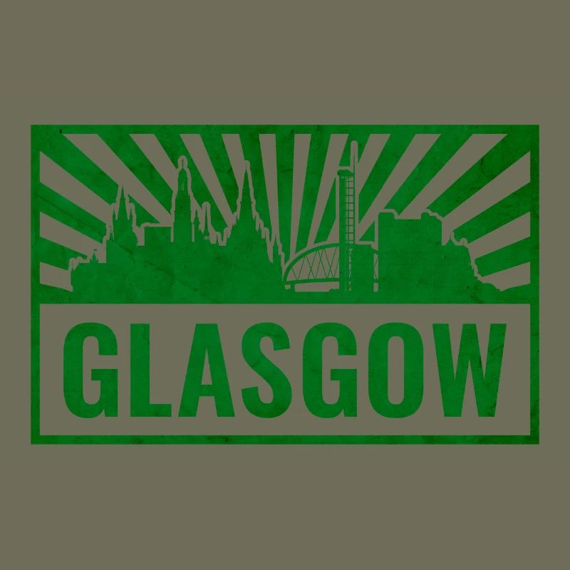 Glasgow Skyline Screen Printing