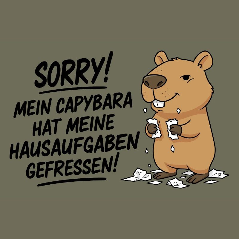 Pardon! Capybara a mangé mes devoirs