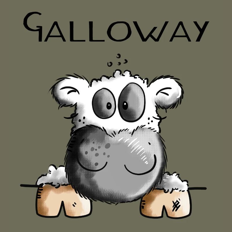 Galloway Cow - Cows - Cattle - Gift