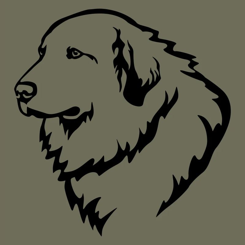 Pyrenean Mountain Dog Head