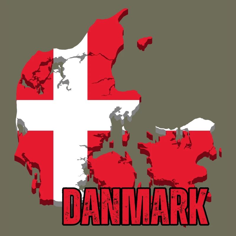 Fierté danoise, drapeau du Danemark
