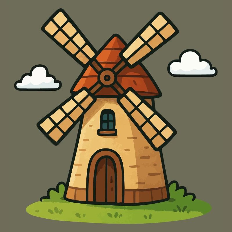 Fairytale windmill