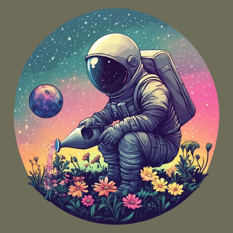 Space Blossoms Astronaut