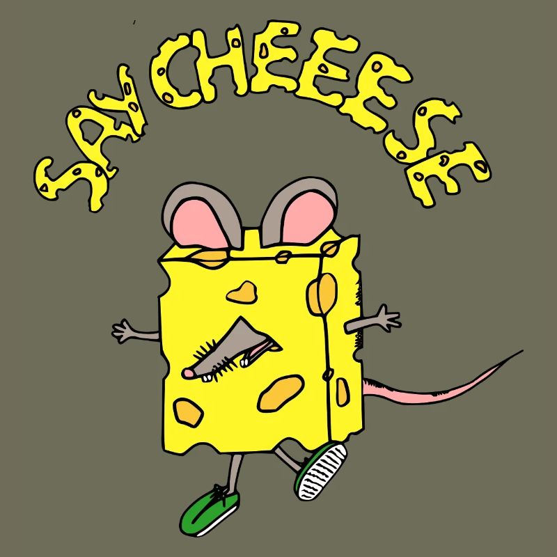 Käseheld im Comicstil