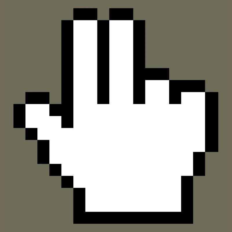Maushand 2 Finger