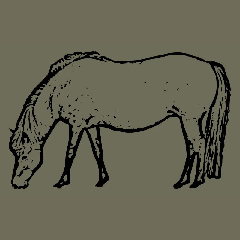 Pferd schwarz