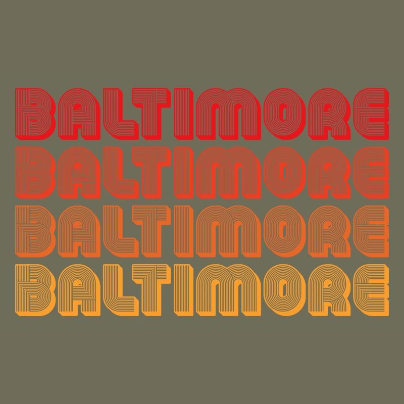 Baltimore Neon Gradient Repeats