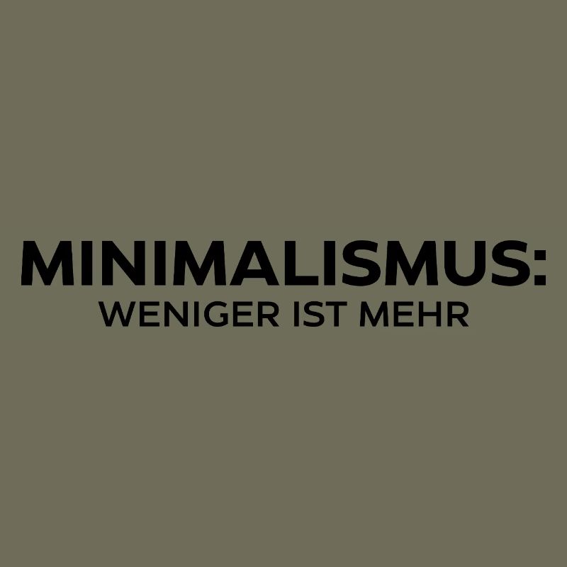 Minimalismus: Weniger ist mehr