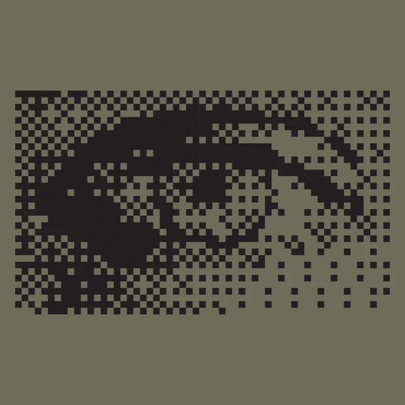 Midnight Pixel Eye Pattern