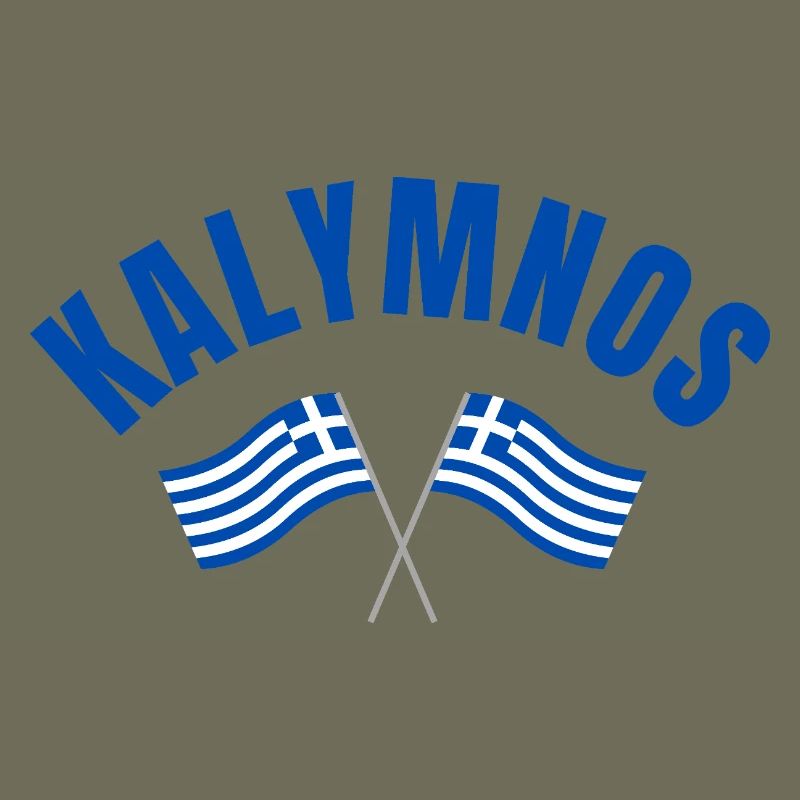 Drapeaux grecs de Kalymnos