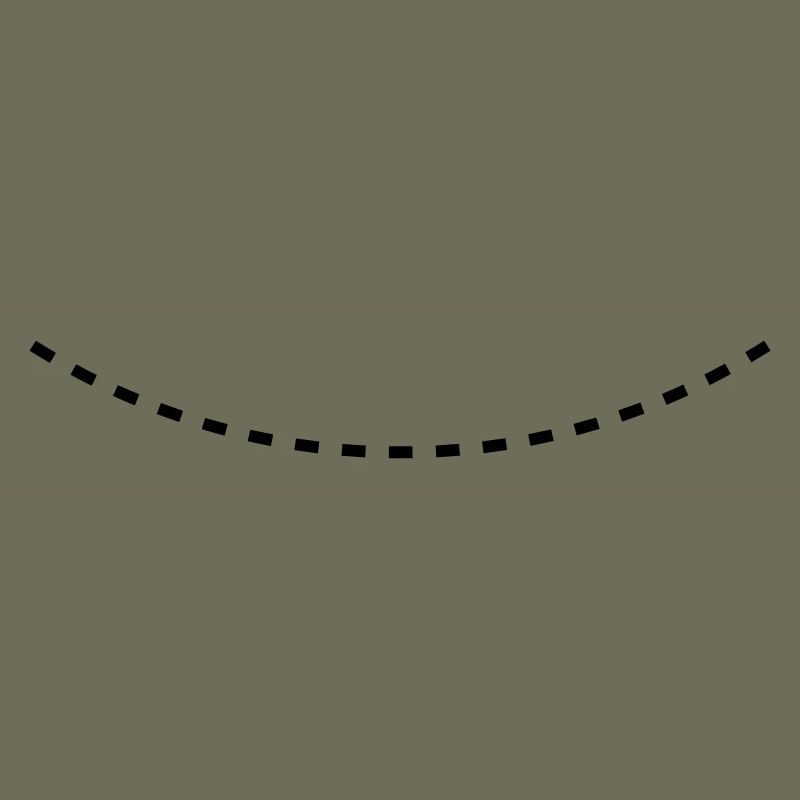 Dashed Curved Line