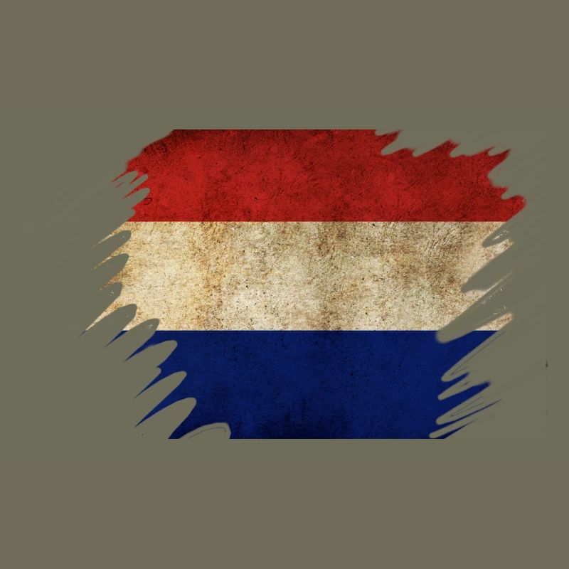 Grunge Holländisches Flaggendesign